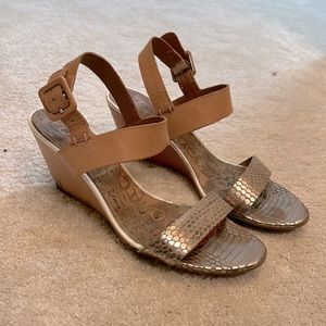 Sam edelman wedge heels size 8.5
